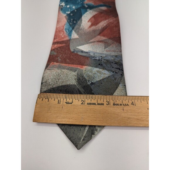 Vintage‎ Wembley Abstract Pointed Classic Necktie Tie - Picture 4 of 9